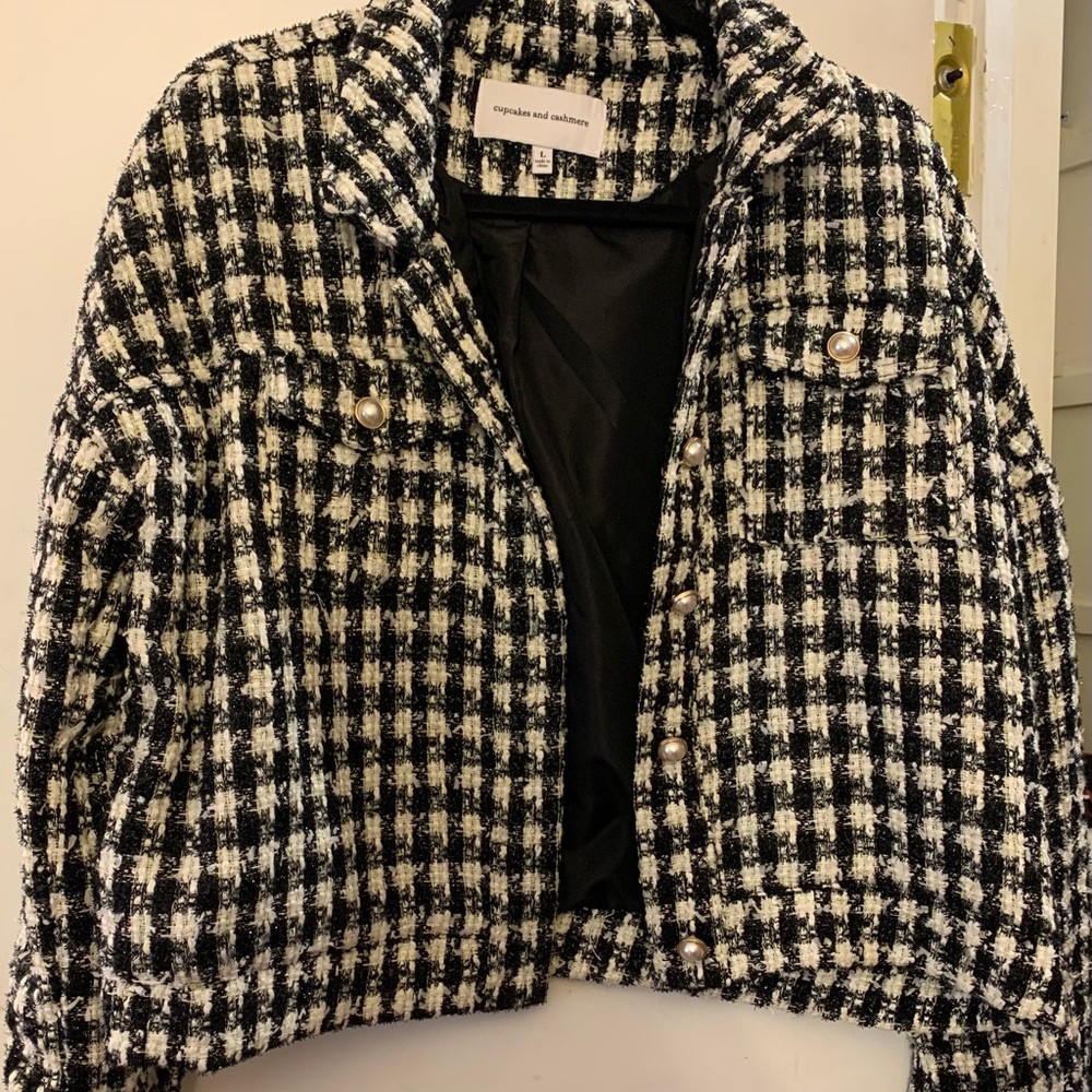 Cupcakes and cashmere tweed jacket